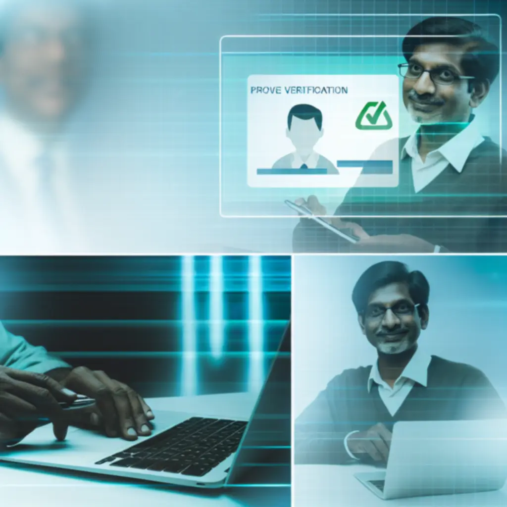 Illustration d'un processus de vérification d'âge pour l'ouverture d'un compte de jeu en ligne.